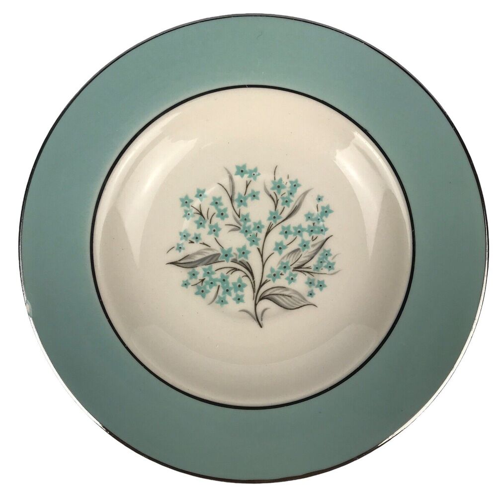 Sevron Blue Lace Tea Cup Saucer Replacement MCM Mid-Century Modern Vintage #1